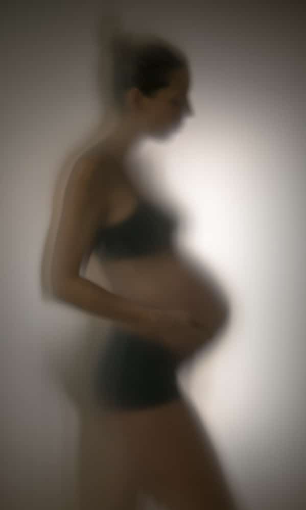 gravid krop udtonet